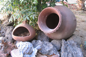 Imagen ilustrativa del artículo Tipos de vasijas para decorar un jardín