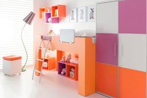 Decorar con colores: tonos naranja y tonos rosados